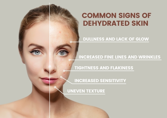 Common Signs of Dehydrated Skin